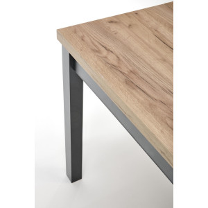 MERION 3 bővíthető étkezőasztal 90–125 cm – Craft tölgy / fekete