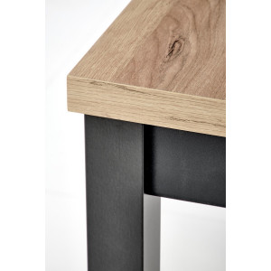 MERION 3 bővíthető étkezőasztal 90–125 cm – Craft tölgy / fekete