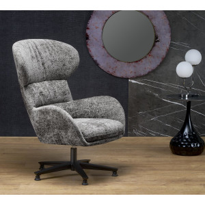 BROOKS modern forgófotel – szürke