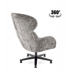 BROOKS modern forgófotel – szürke