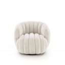 COCOON modern forgófotel – krém