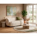 COCOON modern 2 személyes kanapé – krém