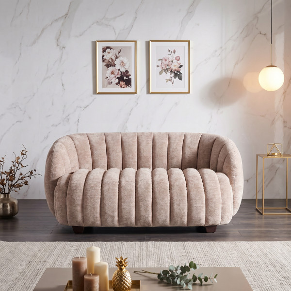COCOON modern 2 személyes kanapé – bézs