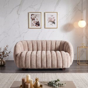 COCOON modern 2 személyes kanapé – bézs HALMAR