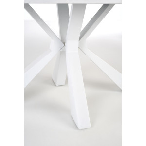 CASTELLI bővíthető étkezőasztal 160–200 cm – fehér márvány / fehér