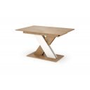 TREVIAN bővíthető étkezőasztal 130–175 cm – Lancelot tölgy / fehér