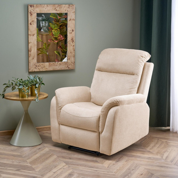 EVEREST elektromos relaxfotel – bézs
