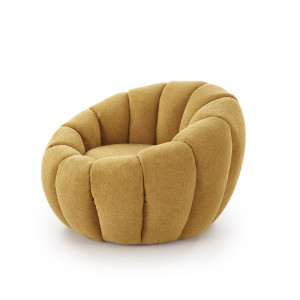 AUREL modern fotel – mustársárga