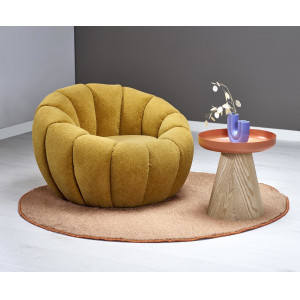AUREL modern fotel – mustársárga