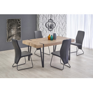 BRIXTON étkezőasztal 170 cm – San Remo tölgy / fekete