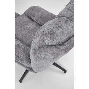 NEXUS modern forgófotel lábtartóval – szürke