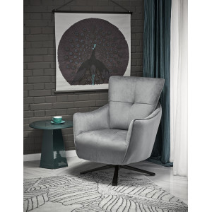 LYRIC modern forgófotel – szürke