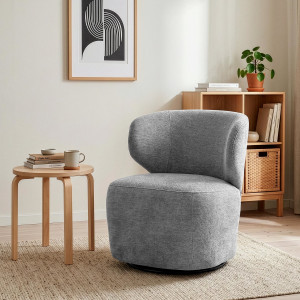 ALDEN modern forgófotel – szürke