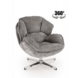 MORGAN modern forgófotel – szürke