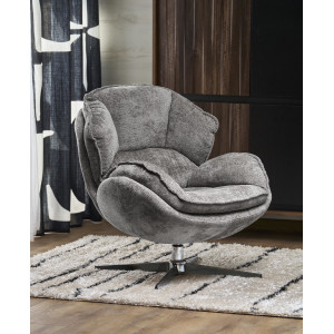MORGAN modern forgófotel – szürke