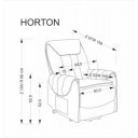 HARLOW elektromos relaxfotel – bézs