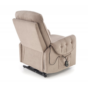 HARLOW elektromos relaxfotel – bézs