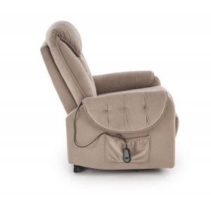 HARLOW elektromos relaxfotel – bézs