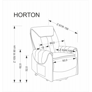HARLOW elektromos relaxfotel – szürke