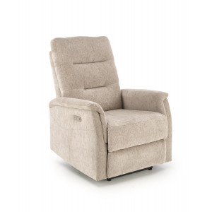BRADLEY elektromos relaxfotel – bézs