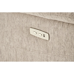 BRADLEY elektromos relaxfotel – bézs