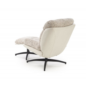 KENDRICK modern fotel lábtartóval – bézs