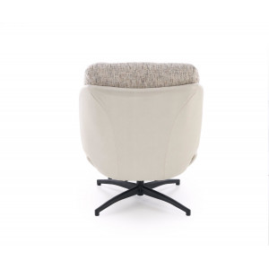 KENDRICK modern fotel lábtartóval – bézs