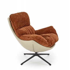 BARLOW modern forgófotel – fahéj