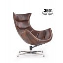FALCON modern fotel – sötétbarna