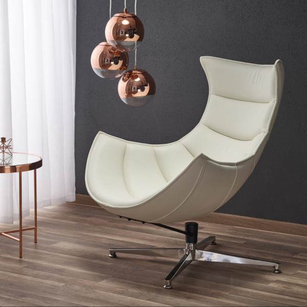 FALCON modern forgófotel – fehér