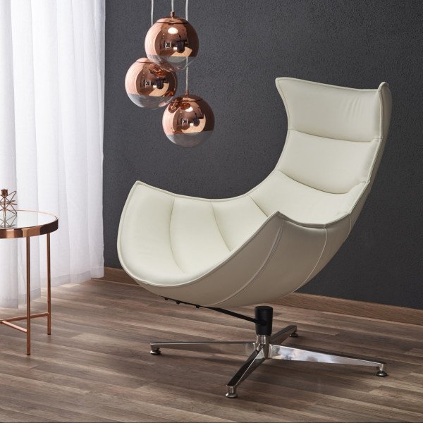 FALCON modern forgófotel – fehér