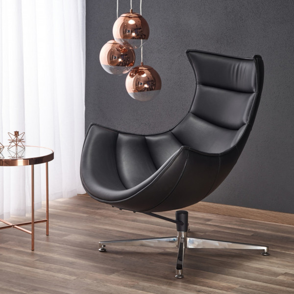 FALCON modern forgófotel – fekete