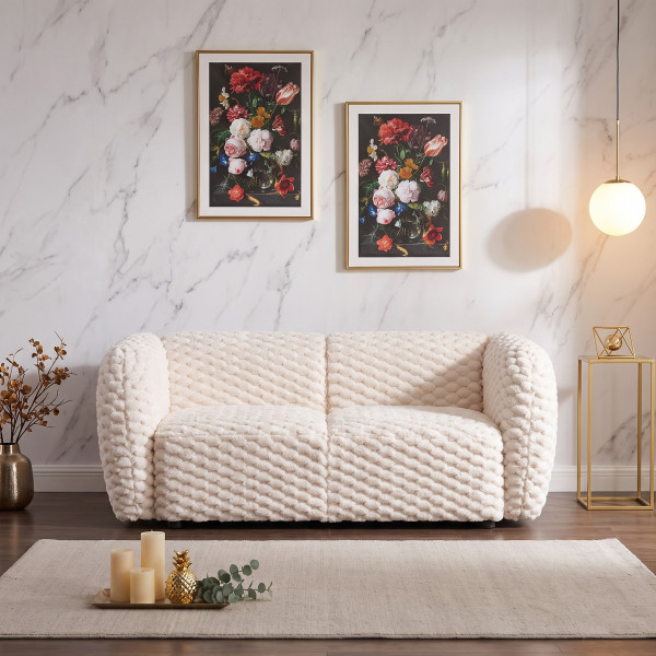MERCER modern kanapé – krém