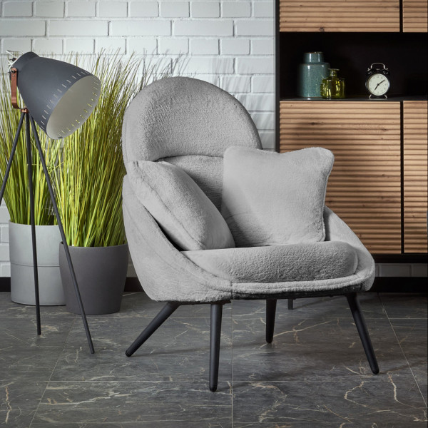 HAYDEN modern fotel – szürke
