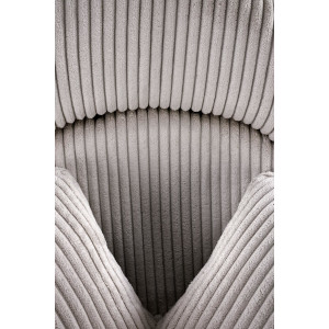 HAYDEN modern kordbársony fotel – cappuccino