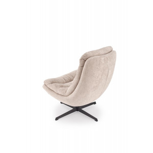 NOLAN forgó pihenőfotel lábtartóval – cappuccino