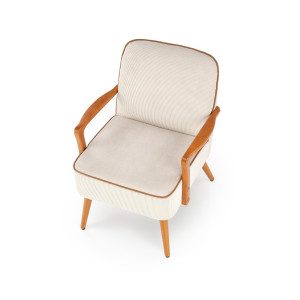 PIERCE modern fotel – bézs