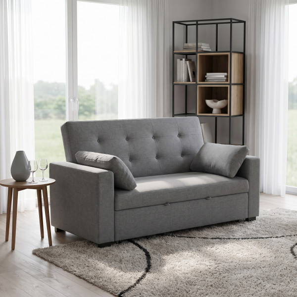 PAULSON modern kanapéágy – szürke