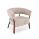 TRAVIS modern fotel – cappuccino / dió