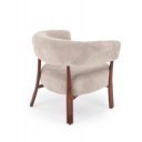 TRAVIS modern fotel – cappuccino / dió