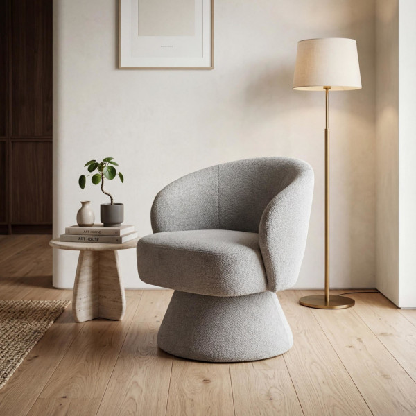 VANTAGE modern forgófotel – szürke
