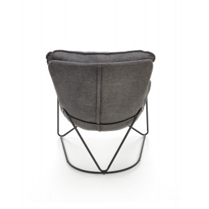 VIGGO modern fotel – sötétszürke