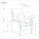 ZENITH  relaxfotel – szürke