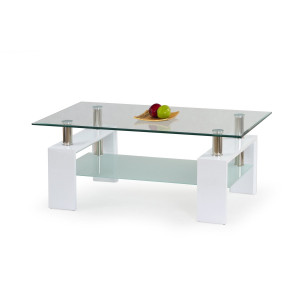 TAYLOR modern dohányzóasztal – fehér - 110cm