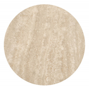 DORIAN modern lerakóasztal – travertin / dió  - 45cm | DesignConcept