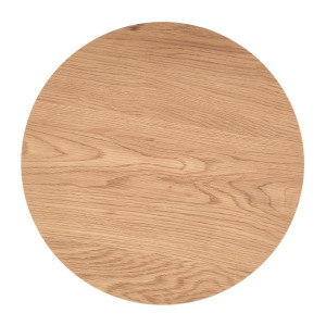 MERIDIAN modern 2 részes dohányzóasztal szett –  tölgy / fekete