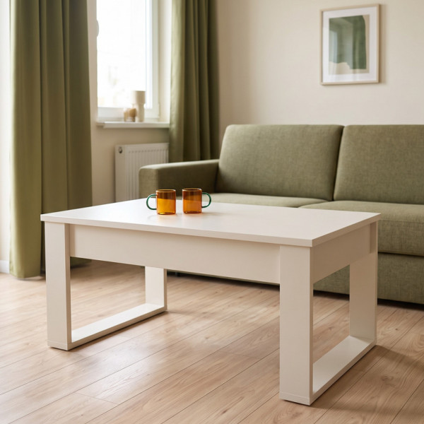NORDEN modern dohányzóasztal fiókokkal – kasmír - 110cm
