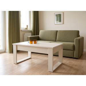 NORDEN modern dohányzóasztal fiókokkal – kasmír - 110cm