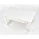 NORDEN modern dohányzóasztal fiókokkal – fehér - 110cm