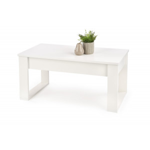 NORDEN modern dohányzóasztal fiókokkal – fehér - 110cm